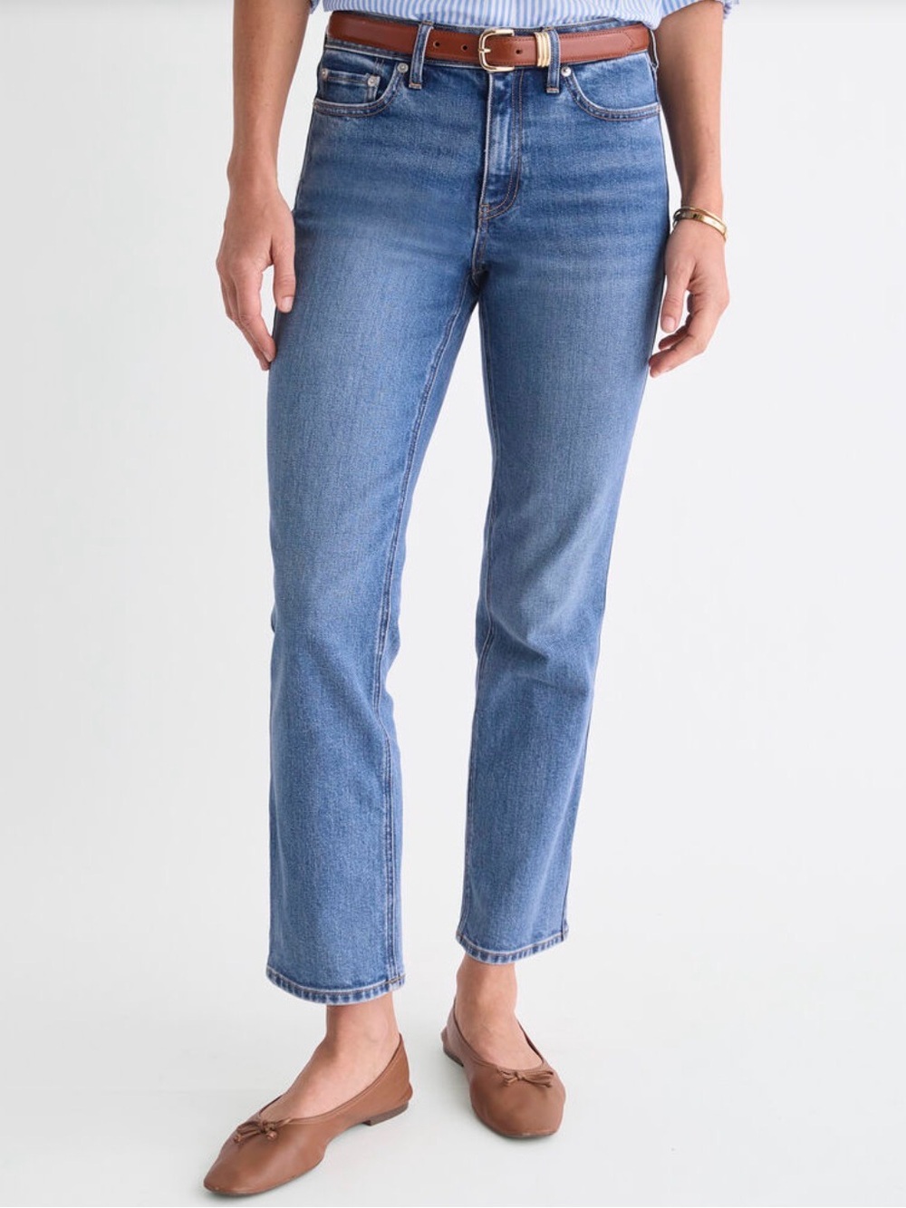 Vineyard Vines Light Blue Cropped Straight Jeans